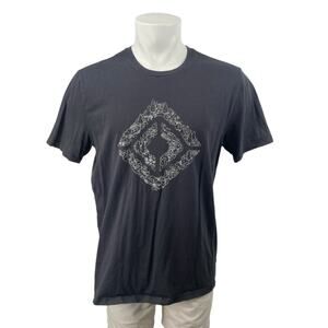 Rivian Men's Black Graphic Print Short Sleeve Crew Neck T Shirt Tee Top Size XL